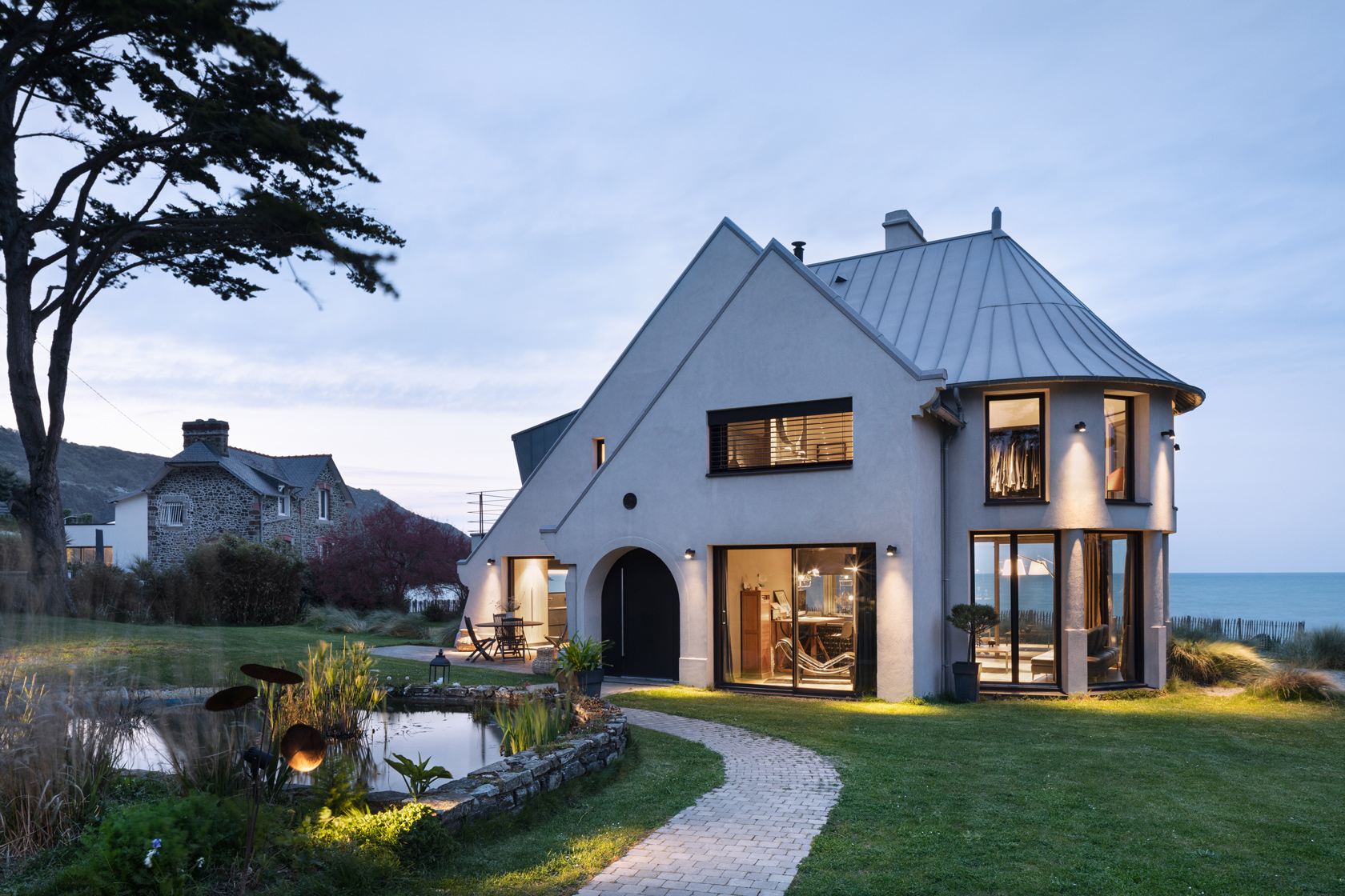 Maison dans les dunes