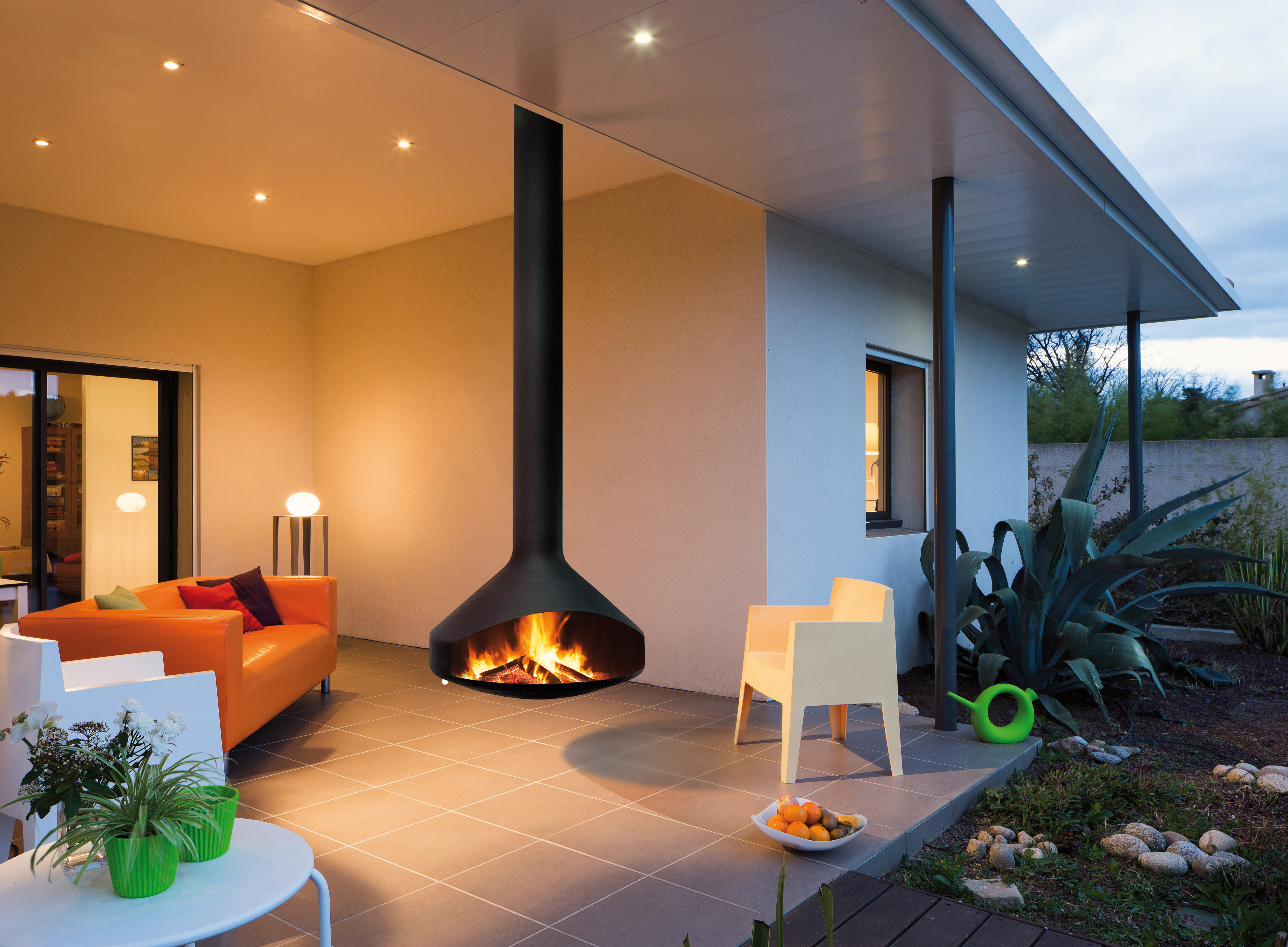 cheminée design pour l'extérieur Ergofocus outdoor