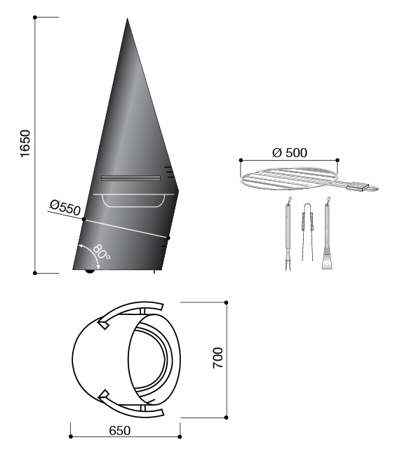 barbecue design contemporain