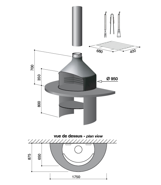 barbecue design contemporain