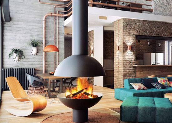modèle contemporain décoratif centrale