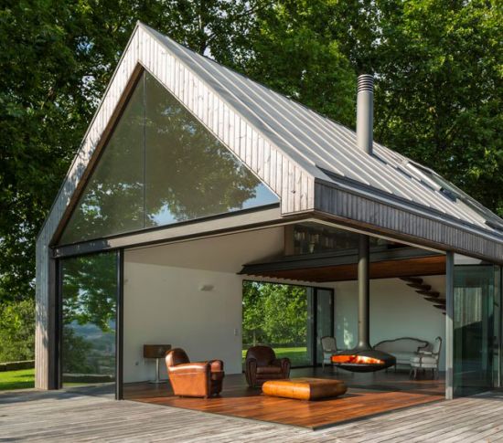 cheminee design gyrofocus portugal PRO architcetura House of four houses