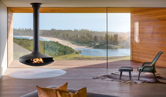  gyrofocus cheminee contemporaine focus headland  house atelier andy carson architecture Australia